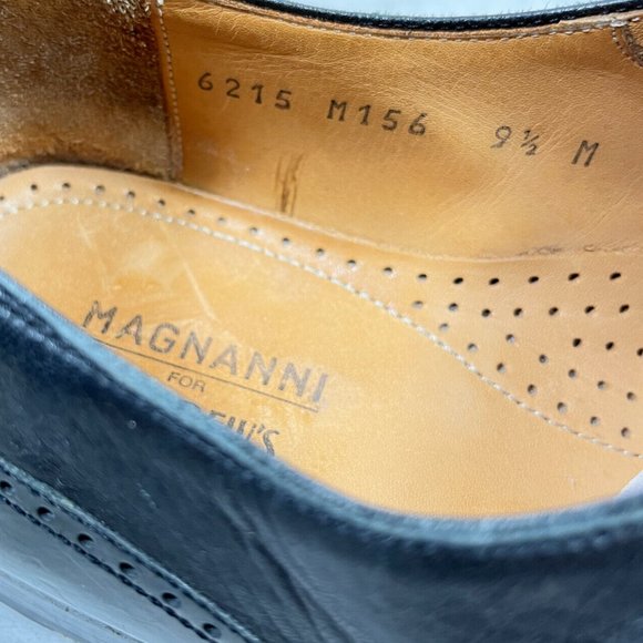 Magnanni Monk Strap Brogue Leather Shoes - Men\'s Size 9.5 M main image 8
